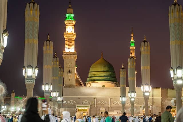 Le projet Rua al-Madinah près de la Mosquée du Prophète à Médine